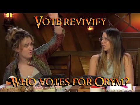 C3 ep34 Spoilers - Critical Role - Ashley hates this game - "Who votes for Orym?"