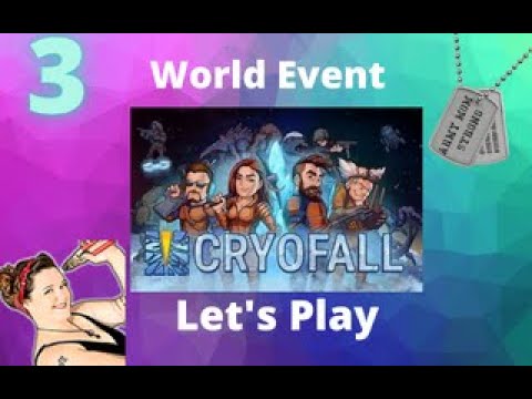 CryoFall Walkthrough I Gameplay I Lets Teach - World event Space Debri and second Land Claim
