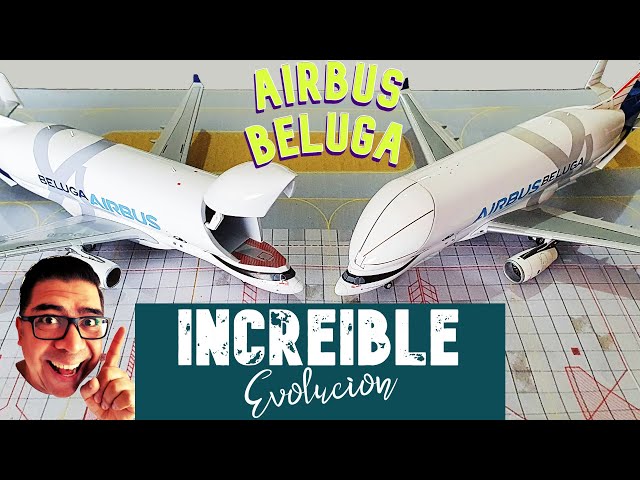 Vídeo relacionado con QIYUMOKE 1/300 A330 Beluga XL1 Kit de modelado de aviones de metal fundido a presión con soporte (7,7") para A330-743L Super Transport Beluga, modelos de aviones coleccionables para Les
