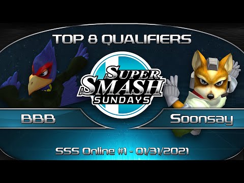 Super Smash Sundays Online #1 Bobby Big Ballz (Falco) vs. Soonsay (Fox) - SSBM Singles Top 8 Winners