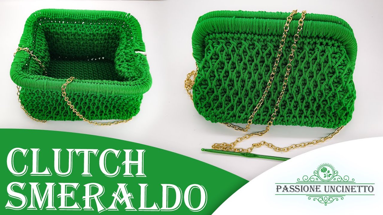 TUTORIAL: Clutch bag Smeraldo
