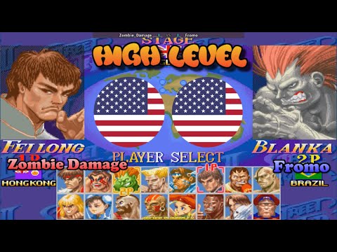 #arcade Super Street Fighter 2 Turbo ➤ Zombie Damage (Usa) vs Fromo (Usa) 超级街霸2X