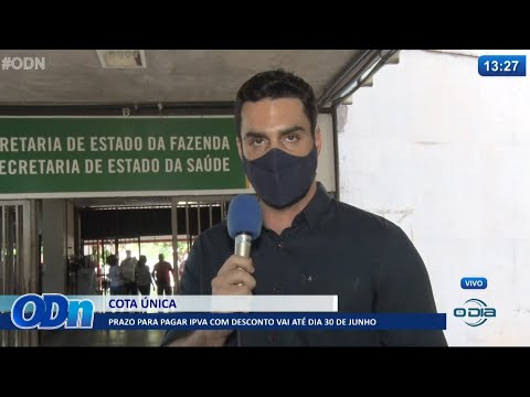 Pagamento do IPVA com desconto segue até 30 de Junho 18 06 2021