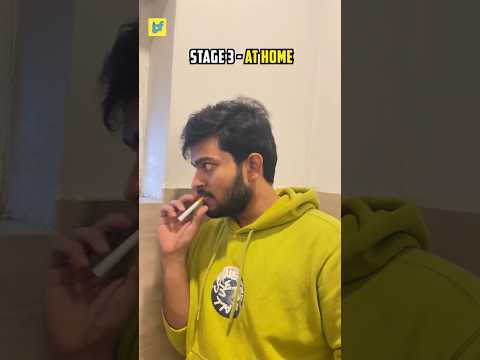 Stages Of Smoking | Boy Formula |#chaibisket #smoking #youth #cigarettes #trendingshorts #telugu