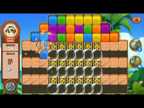 Lost Island Blast Adventure Level 1868 NO BOOSTERS - A S GAMING ✔️