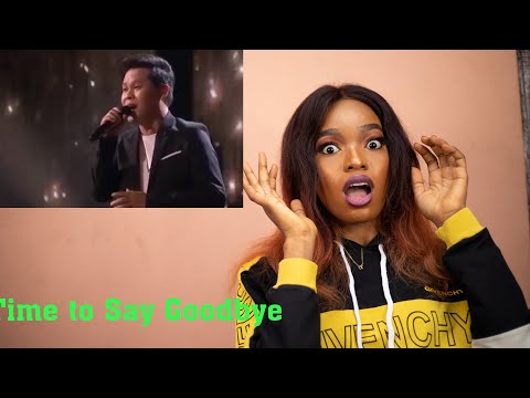 Pro Makeup Artist FIRST TIME HEARING Marcelito Pomoy TIME TO SAY GOODBYE REACTION!!!😱