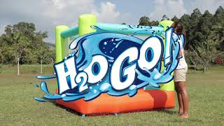 Bestway 53394 Nafukovací hrad  H2OGO!® Jump and Sour™ 194 x 175 x 170 cm