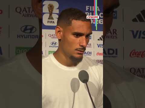 🫶​ Maxence Lacroix a tenu à rendre hommage au sélectionneur Didier Deschamps #coupedumonde #france