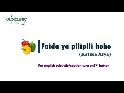, title : 'Faida za kiafya za pilipili hoho'