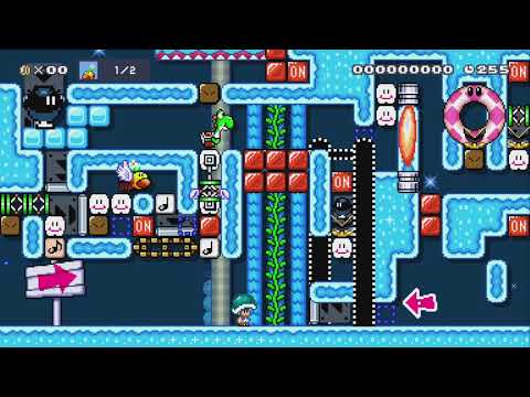 一画面なぞとき2   One Screen Puzzle 2 by AKUMUくん(♪) - Super Mario Maker 2 - No Commentary 1by