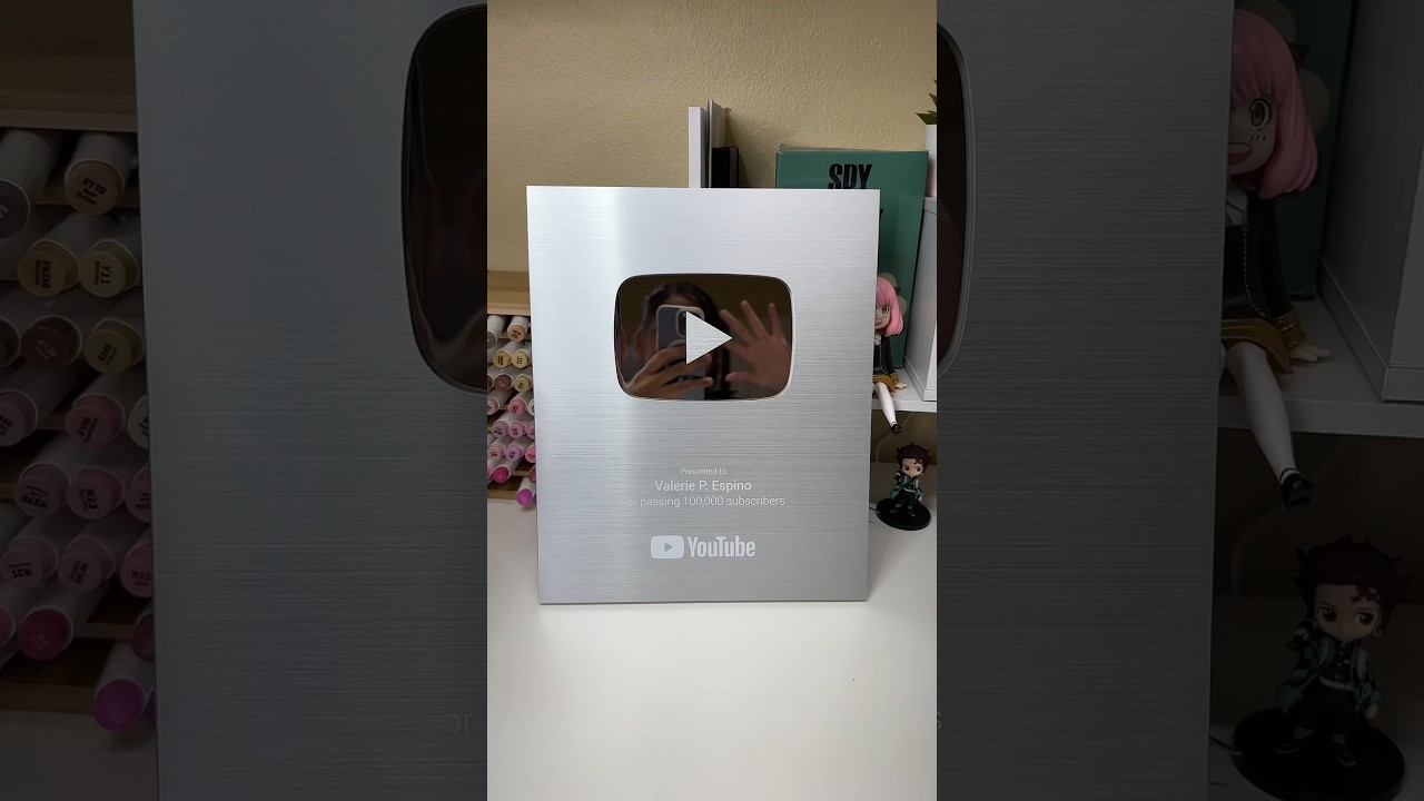 Opening my Youtube Silver Play Button 100k subs #asmr