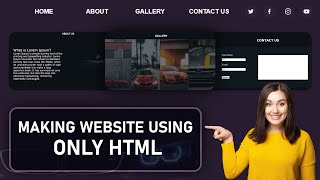 Making Website Using HTML | From Scratch | only in 45 minutes | NO ADS