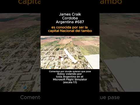 James Craik, Cordoba desde el Microsoft Flight Simulator #jamescraik #cordoba #msfs #joaha45