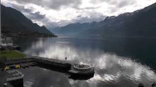preview picture of video 'Timelapse from Hardangerfjord'