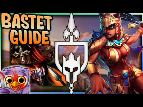 BASTET GUIDE: HOW TO MAKE BASTET DEAL INSANE DAMAGE! | Incon | Smite