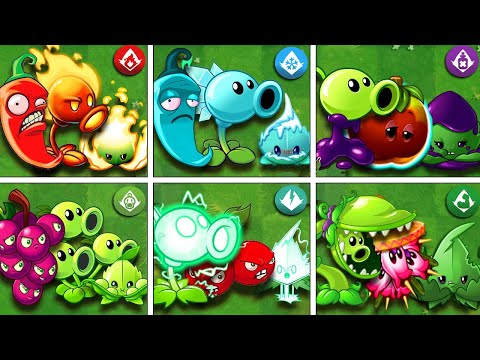 Random 6 Team Plants Battlez - Who Will Win? - PvZ 2 Team Plant Vs Team Plant