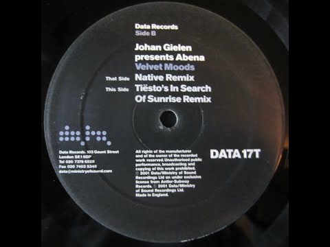 Johan Gielen presents Abnea - Velvet Moods (DJ Tiesto Remix) 2001