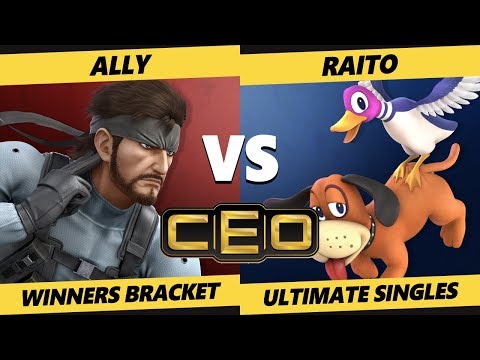 CEO 2019 SSBU - Ally (Snake) Vs. Raito (Duck Hunt) Smash Ultimate Tournament Top 192 Winners
