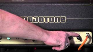 Mojotone Studio 1 tube amplifier head demo with Gibson Les Paul Traditional Pro