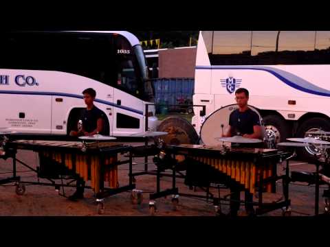 Bluecoats 2015 Front Ensemble - Warm Up Routine