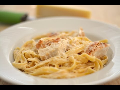 CHICKEN FETTUCCINE ALFREDO | How To Make Alfredo Sauce | SyS