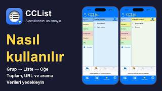 CCList nasıl kullanılır