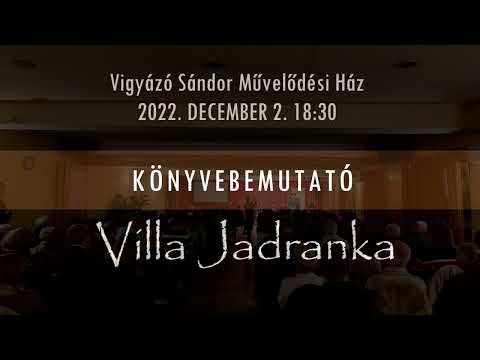 Könyvemutató (2. ajánló) - Villa Jadranka