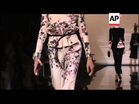 Giorgio Armani Prive haute couture from Paris fashion Week
