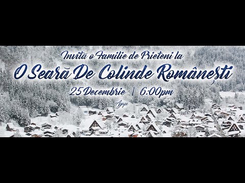 December 25, 2021  Agape Church - Seara de Colinde / Predica de Ben Talpos