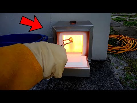 Melting Copper Into A Bar! (Scrap Plumbing Fittings)