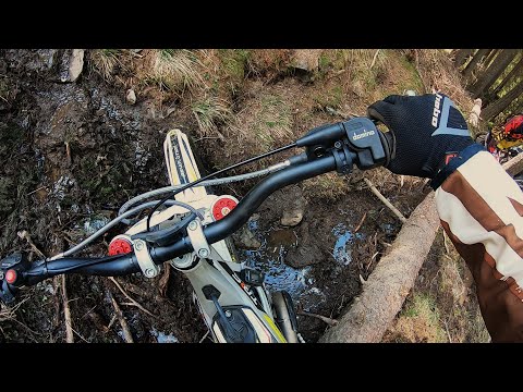 Hard Enduro on a Trials Bike