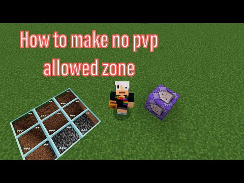 Dusky8254 - Minecraft PE: How to make non pvp allowed zone
