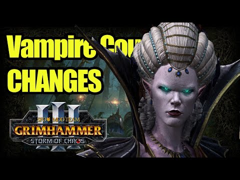 SFO Vampire Count Changes - Storm of Chaos - Total War Warhammer 3 - SFO Grimhammer 3 - Mod Review
