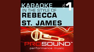 I Thank You (Karaoke With Background Vocals) (In the style of Rebecca St. James)