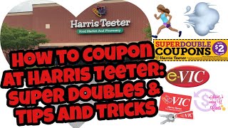How to Coupon at Harris Teeter: Super Doubles & Tips and Tricks! #harristeeter #superdoubles