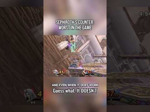 Sephiroth has the worst counter in smash ultimate #sephiroth #smash bros #smashultimate