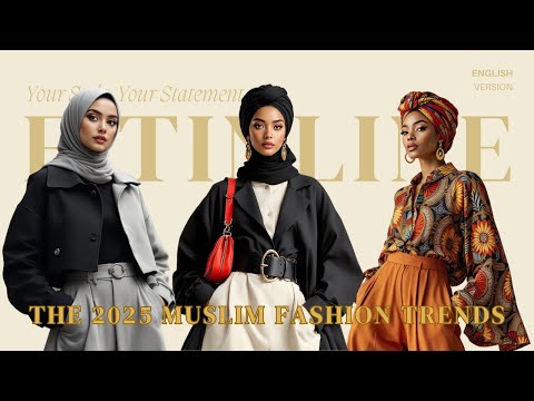 Discover the 2025 Muslim Fashion Trends You Can't Miss! | Hijab Style | Modest Fashion