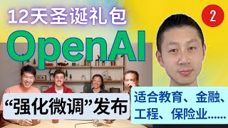 OpenAI 12天产品发布【第2天】强化微调：定制专业级AI模型更容易，奥特曼称之为2024年最大惊喜
