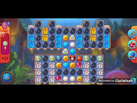fishdom gameplay / level 6952 / It is like the ads? / thank you 피쉬돔 / 모바일 게임 / 중독성 있는 게임