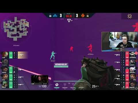 Shroud react to Cloud9 vs Full Sense so close round