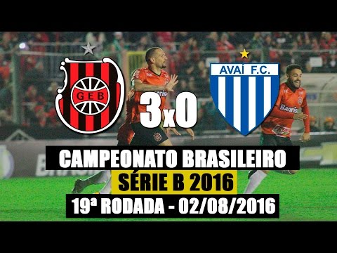 G.E.Brasil 3X0 Avaí - Campeonato Brasileiro Série B - 02/08/2016