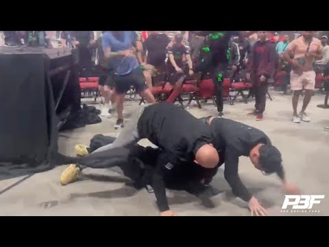 "YOU LITTLE P**" - ABSOLUTE CHAOS! JUNAID BOSTAN IN MAJOR BRAWL WITH OPPONENT AT PRESS CONFERENCE