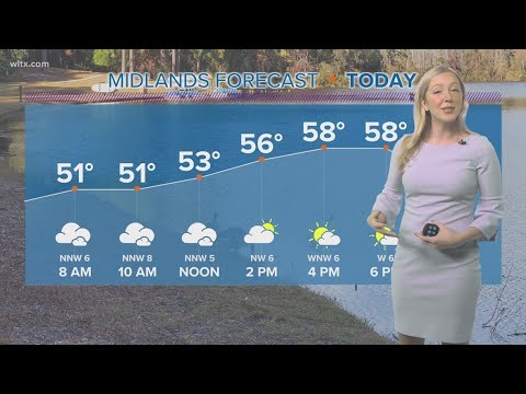 Midlands News19 Saturday AM Forecast