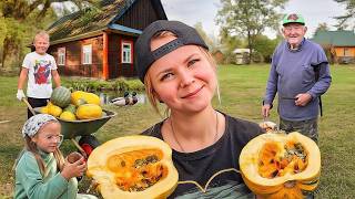 ИСТОРИЯ ЖИЗНИ Семьи Из БЕЛАРУСИ! Не был здесь 20 лет, Грибы, Тыквы и Клюква! Кол