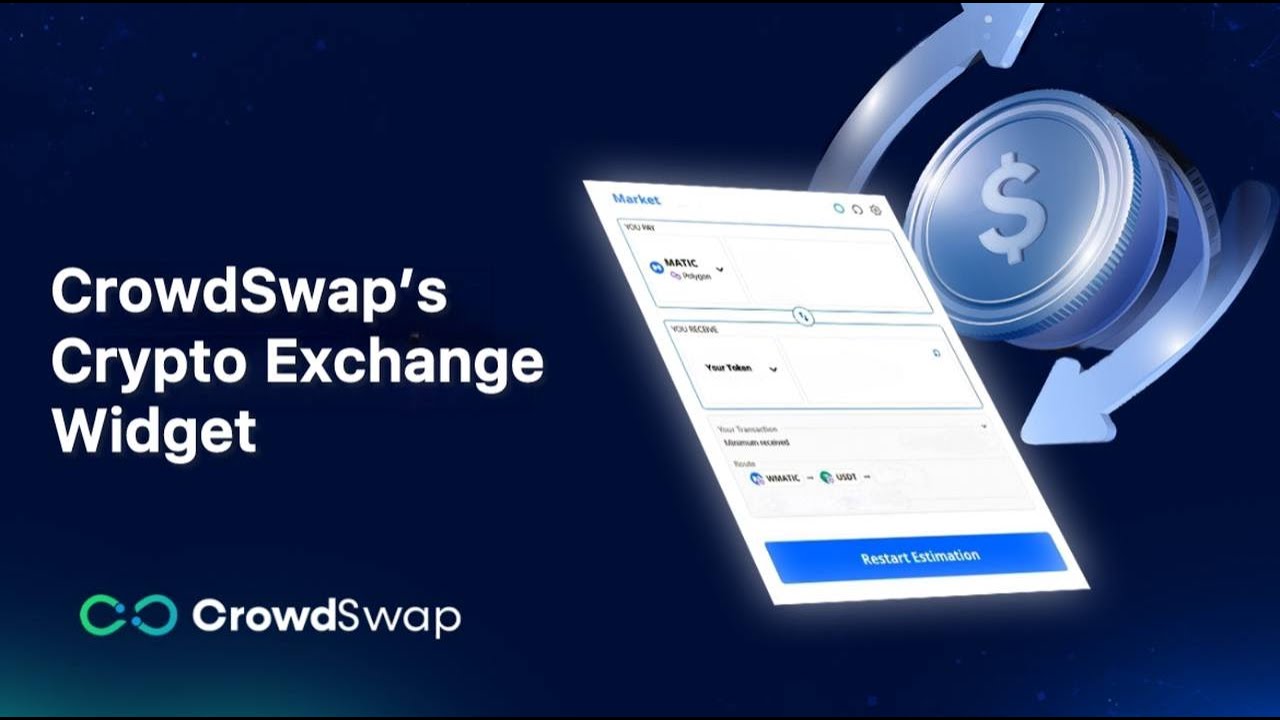 CrowdSwap’s Crypto Exchange Widget