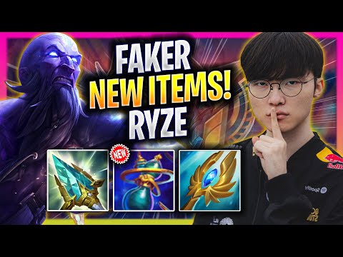 FAKER TRIES RYZE WITH NEW ITEMS! - T1 Faker Plays Ryze MID vs Leblanc! | Season 2026