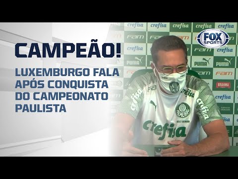PALMEIRAS CAMPEÃO! Luxemburgo fala após conquista do Campeonato Paulista
