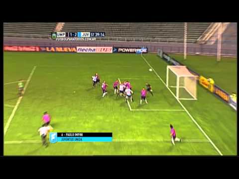Gol de Impini. Unión (MdP) 1 - Juventud Unida 2. Fecha 5. Primera B Nacional 2015. FPT.