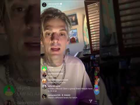 Aaron Carter Instagram Live