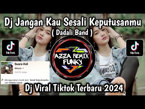 DJ SESALI KEPUTUSANKU - DADALI BAND SOUND Miloais VIRAL TIKTOK TERBARU 2024